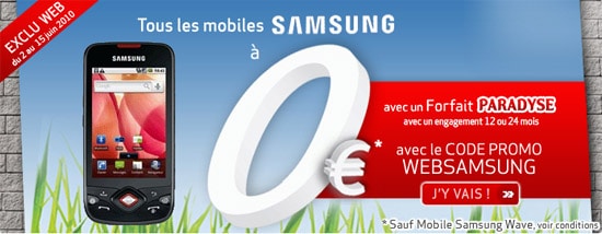 virgin mobile samsung pas cher 0€