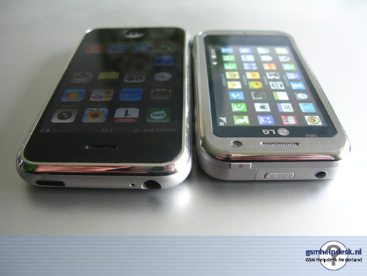 LG KM900 VS iPhone 