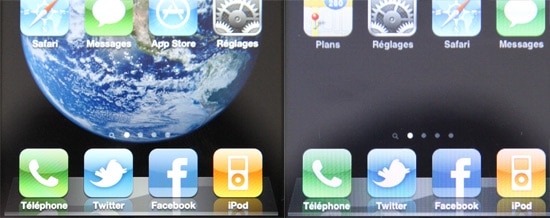 ecran iphone 4 vs iphone 3g