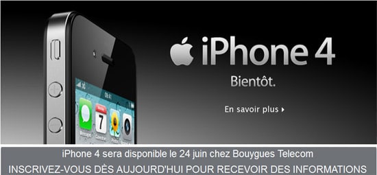 iphone 4 bouygues telecom