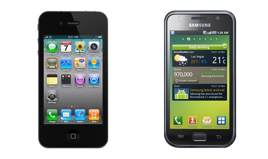 iphone 4 vs galaxy S