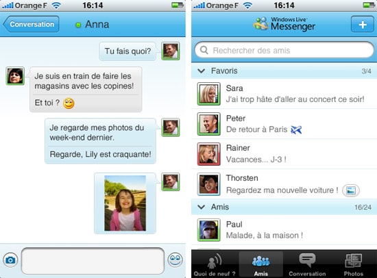 windows live messenger iphone