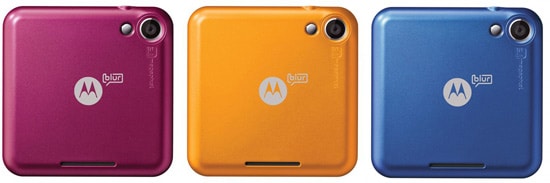 motorola flipout jaune rose bleu