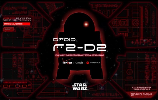 motorola droid 2 r2d2