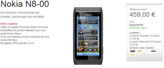 nokia n8 precommande