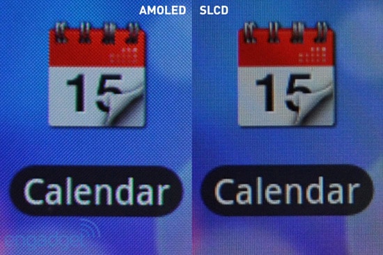 amoled vs s-lcd