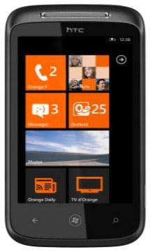 htc 7 mozart orange