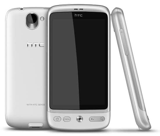 htc desire brillant white