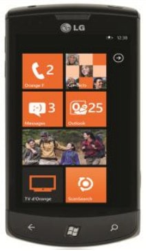 lg optimus 7 orange