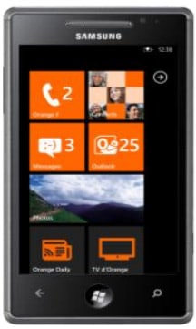 samsung omnia 7 orange