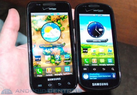 samsung continuum vs samsung galaxy s