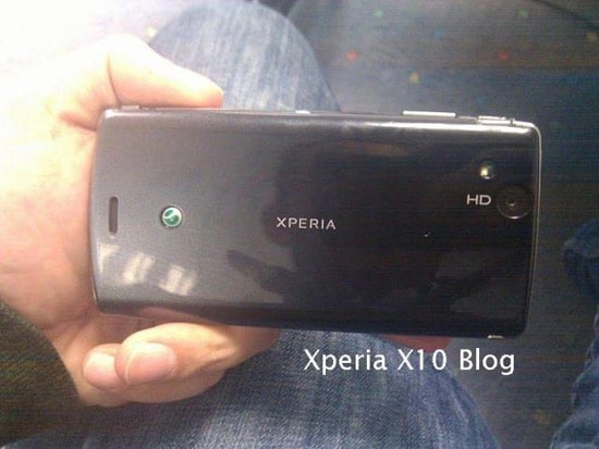 sony ericsson xperia x12