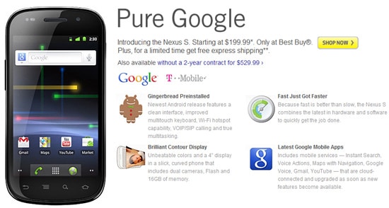 google nexus s best buy