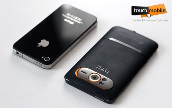 htc hd7 vs iphone 4