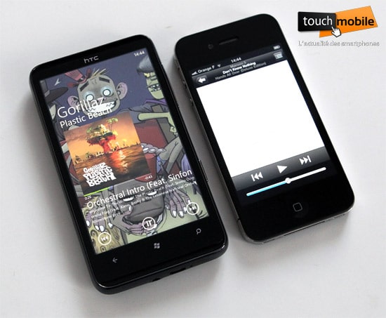 htc hd7 zune