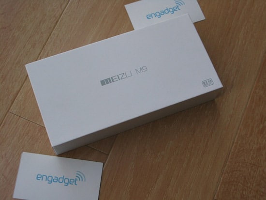 packaging meizu m9