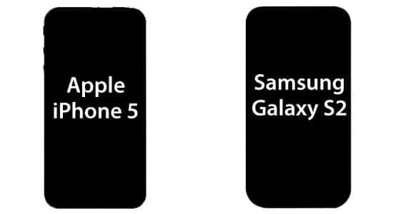 apple iphone 5 vs samsung galaxy s2