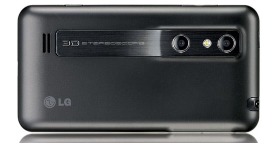 lg optimus 3d back