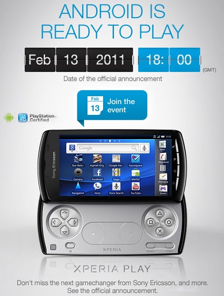 sony ericsson xperia play