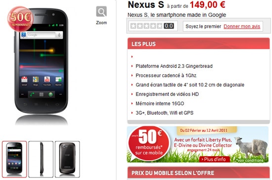 google nexus s virgin mobile