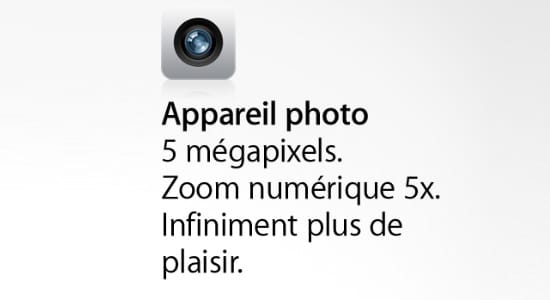 appareil photo numerique iphone 4