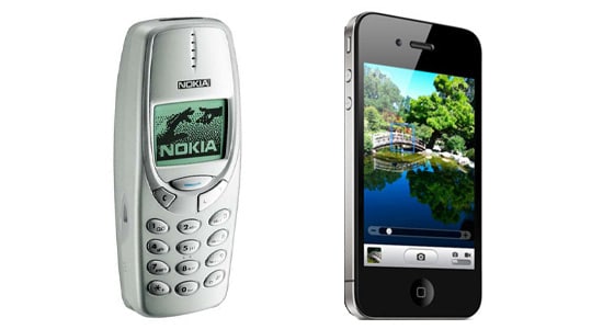 epaisseur nokia 3310 iphone 4