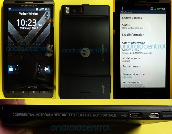 motorola droid x2