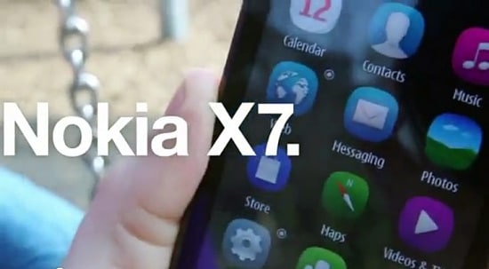 nokia x7 interface
