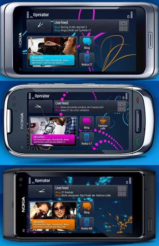 homescreen symbian