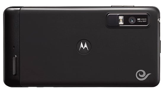 motorola milestone 3 back