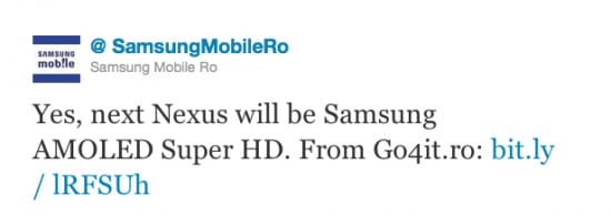 tweet samsung roumanie