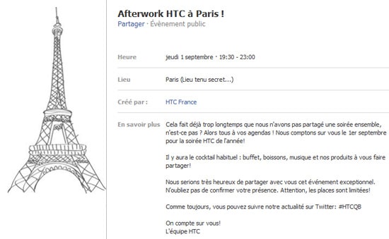afterwork htc paris