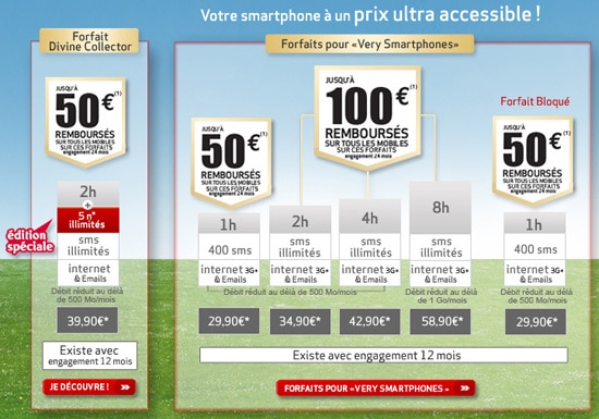 forfait very smartphone virgin mobile