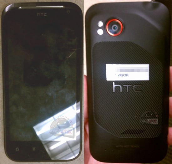 htc vigor front back