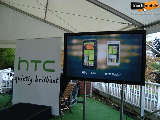 annonce htc titan et radar