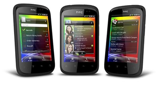 HTC Explorer interface