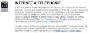 internet et telephonie