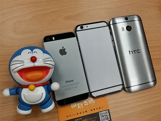 iPhone 5S vs iPhone 6 vs HTC One M8